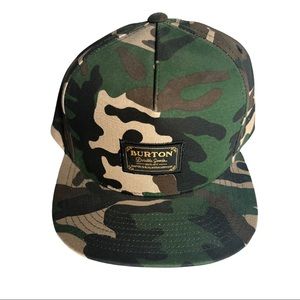 Burton Camo SnapBack Hat